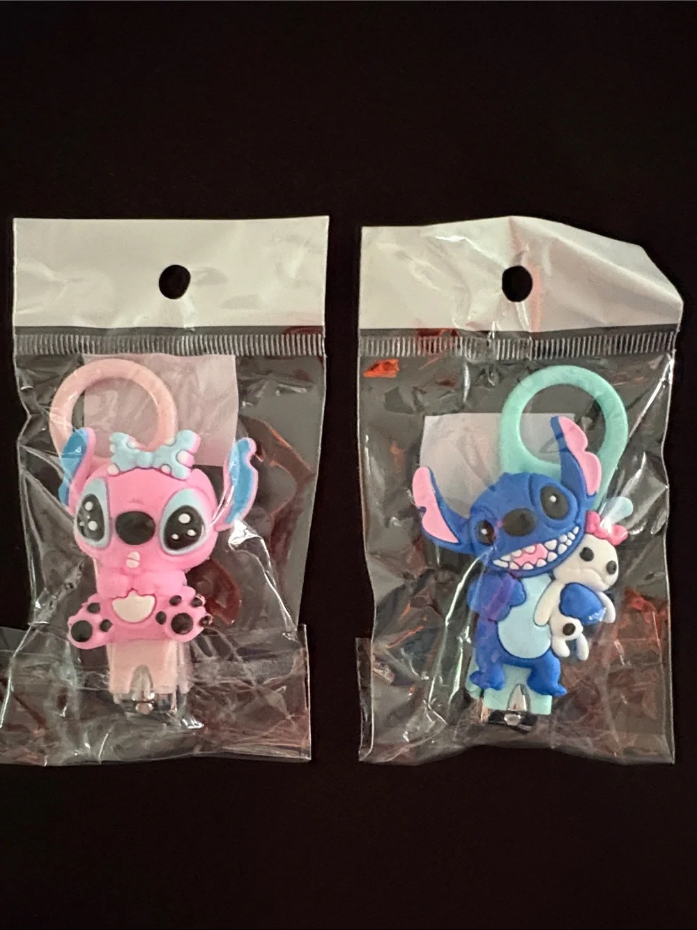 Cute Stitch and Angel Cartoon Character Finger Nail Clippers Set of 2
